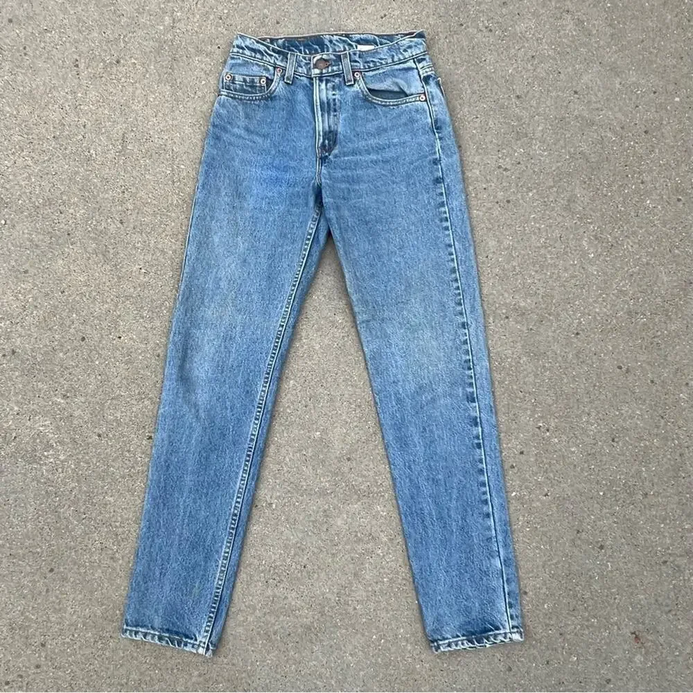 Vintage 90s Levi’s 512 slim fit tapered leg jeans 29x32 - Picture 2 of 10